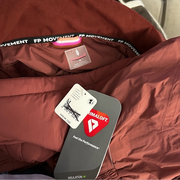 FP Movement by Free People Shred It 5-in-1 Hooded Jacket Medium Color Red - Picture 12 of 12